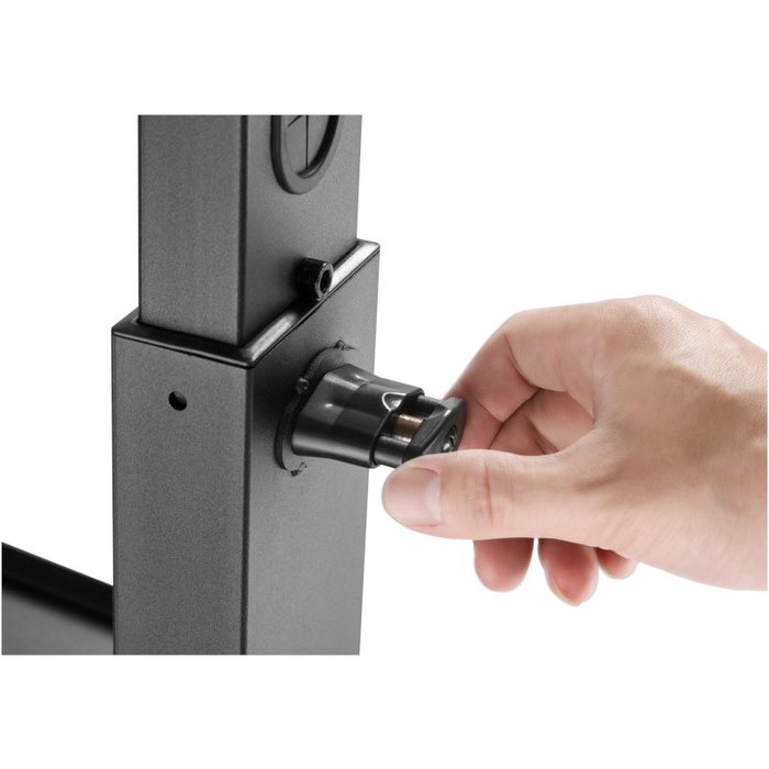 Fonestar Soporte de Suelo para TV STS-4244N Orientable e Inclinable con Ruedas para TV de 32-65" hasta 35kg